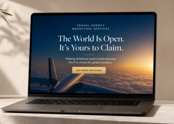 Screenshot of a conversion-focused landing page created for Assertive Media by Hannah O'Neill.